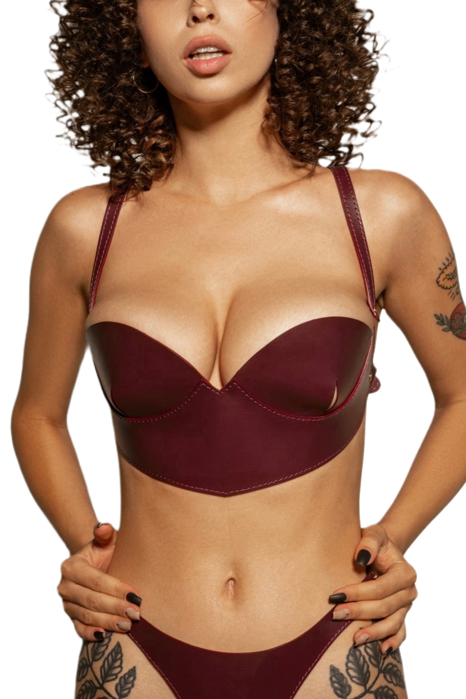 Corset Lea Burgundy